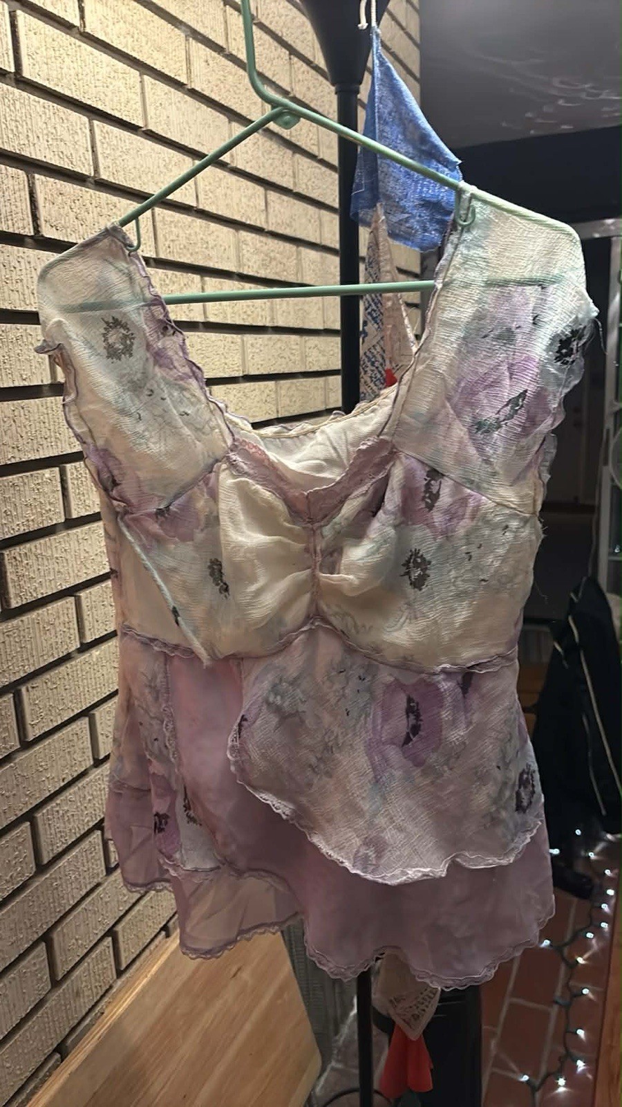 Large/Medium Multicolor Lavender Blouse - image 1