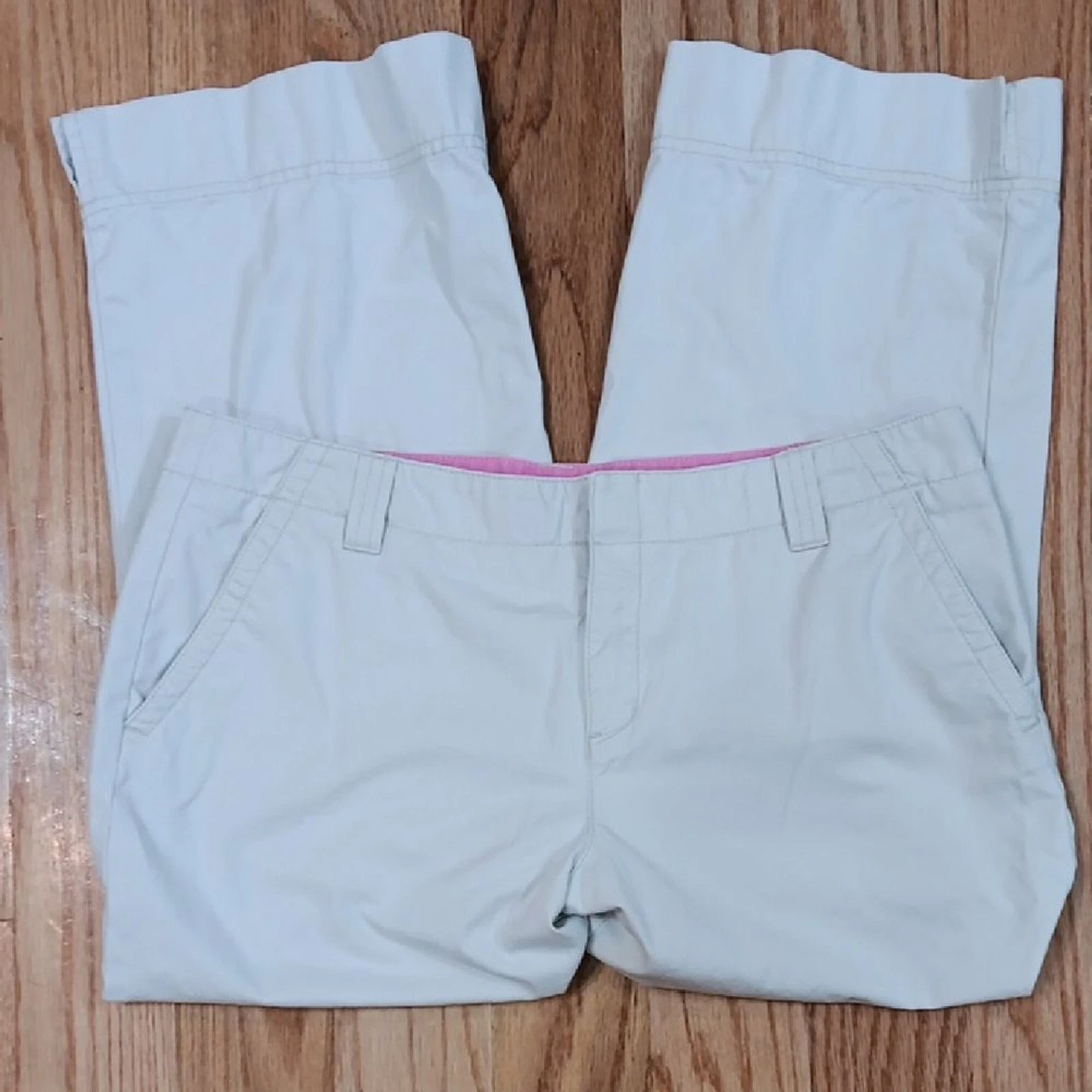 Lilly Pulitzer Light Cream Women's Capris Size 10