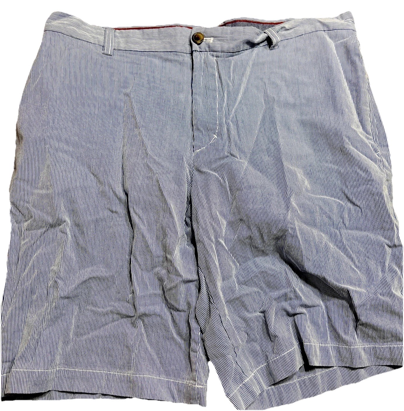 IZOD Chino Shorts Mens 36 Gray Flat Front Casual Golf Classic Fit