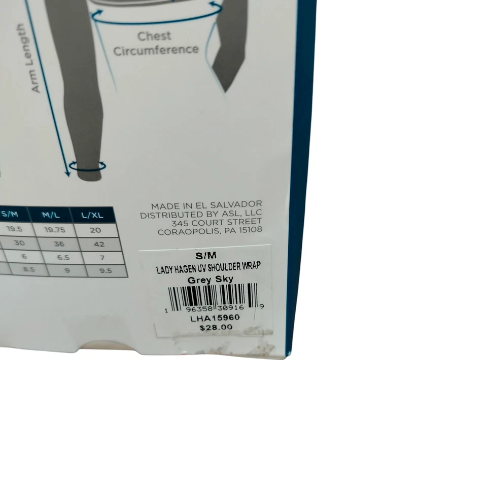 Envoltura solar UV para dama Hagen para mujer pequeña mediana UPF 50+ mangas para el hombro cubierta de golf Foto 3 de 3