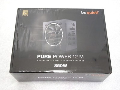Be Quiet! Pure Power 12M 850W ATX Full Modular Power Supply 80 Plus Gold