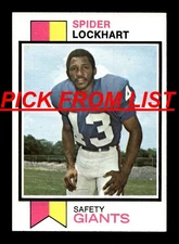 1973 Topps Football #273-528 EX/EX-MT Pick From List ALL PICTURED zz6