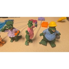 Vintage 1990's Disney THe Dinosaurs TV Show Lot of Figure Toys McDonald's