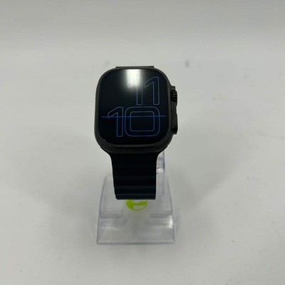 Unlocked Apple Watch Ultra 3 49MM Black Titanium Black Ocean Band MF0J4LW/A