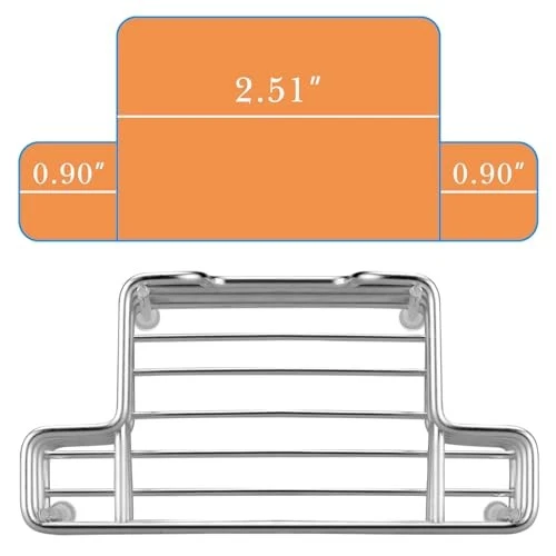 Linkidea Wall Mount Toothbrush Holder for Bathroom, Shower, Stainless Steel - Image 4 of 4