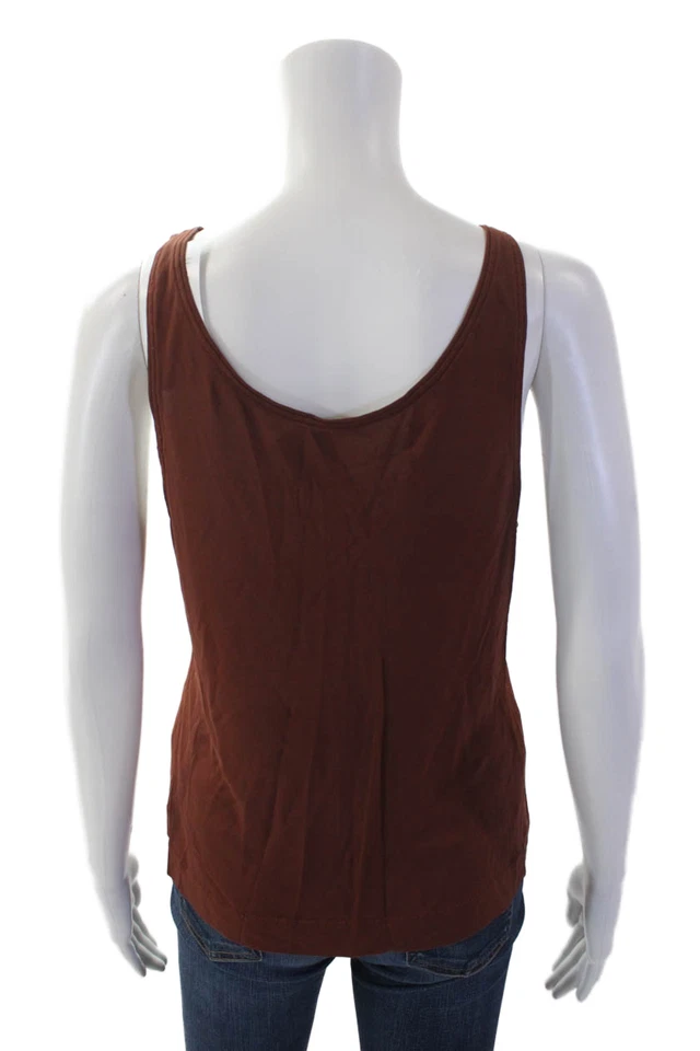 Camiseta sin mangas Missoni Orange Label para mujer marrón canela talla 42 EUR Foto 3 de 4