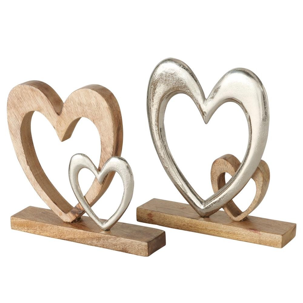 ЗАМОК Декоауфстеллер для фьории Хольц Зильбер Херцформ 1 Стандартный вариант 3090₽