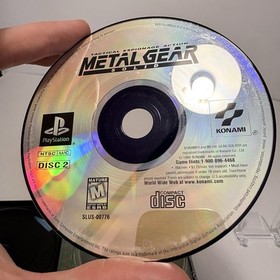 Metal Gear Solid Playstation 1 PS1 Discs & Case Tested Clean Greatest Hits