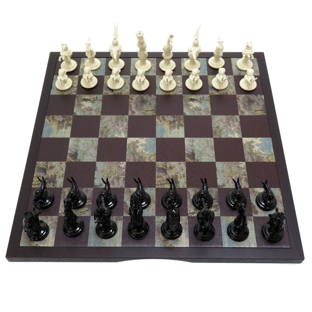 GUCCI - 新品同様 グッチ チェスボード 670276 GGスプリーム ベージュ ゲーム ボードゲーム 0019 【中古】 GUCCI Gucci Chess Board 670276 GG Supreme Beige Game Board Game