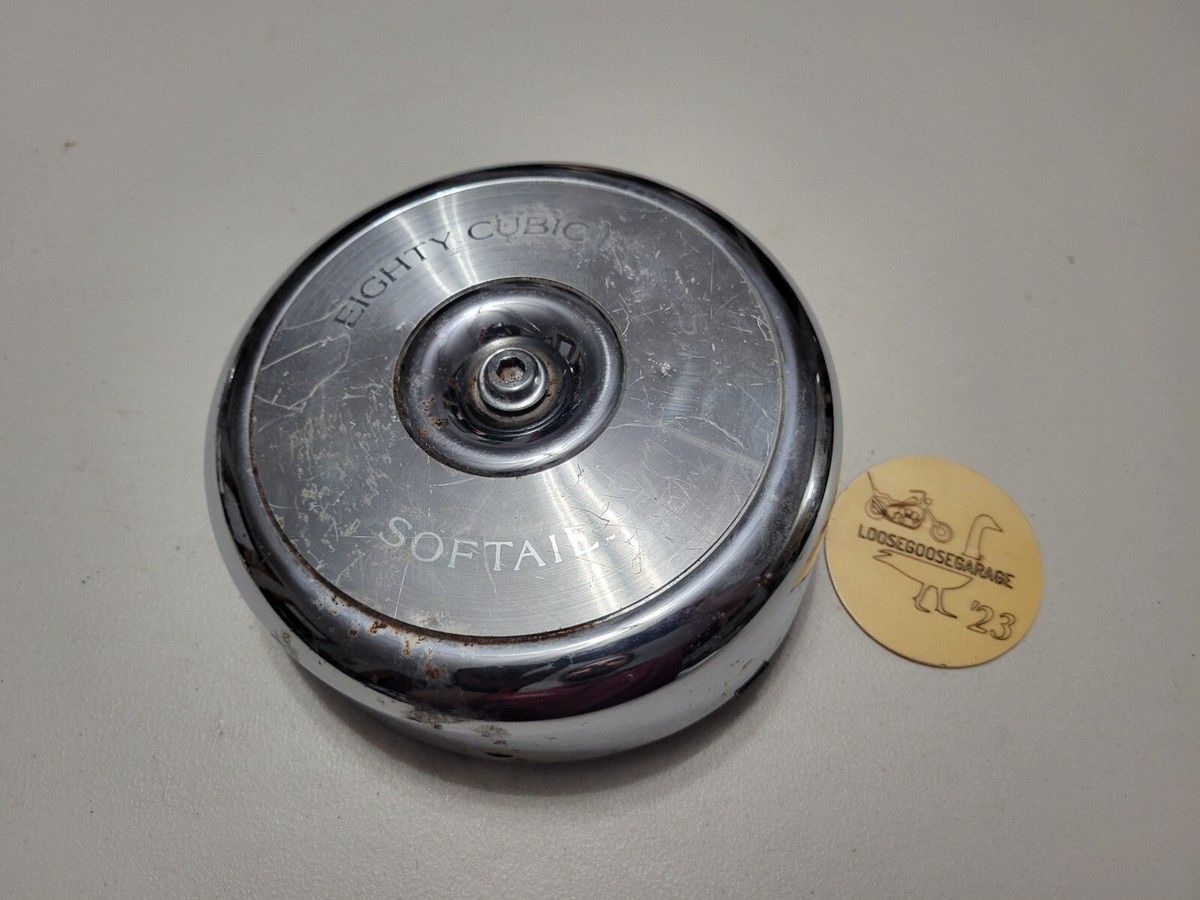 Retarページ 84-90 Harley Davidson Air Filter Backing Plate Cover Chrome Intake