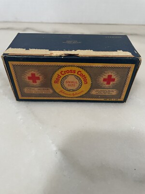 Vintage Red Cross Cotton Small Gauze Johnson & Johnson