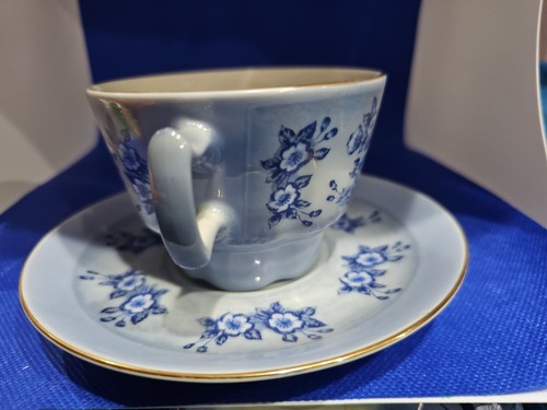Spencer Gifts Inc Tea Cup And Saucer Flowers 1978 Collection Series 1 Japanese - Picture 9 of 9