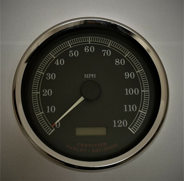 2002 HARLEY ROAD KING 5" SPEEDOMETER GAUGE 6340 miles SPEEDO SPRINGER