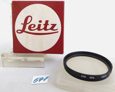 LEICA 13373 FILTER UVa; E55 LEITZ WETZLAR GERMANY (547)
