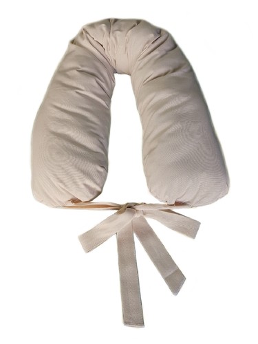 MORBIDOSO Cuscino per Allattamento e Gravidanza 140 cm. con Pula di Farro+Fodera - Foto 4 di 5