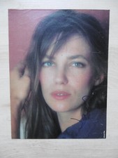 Jane Birkin autograph signed A4 magazine image