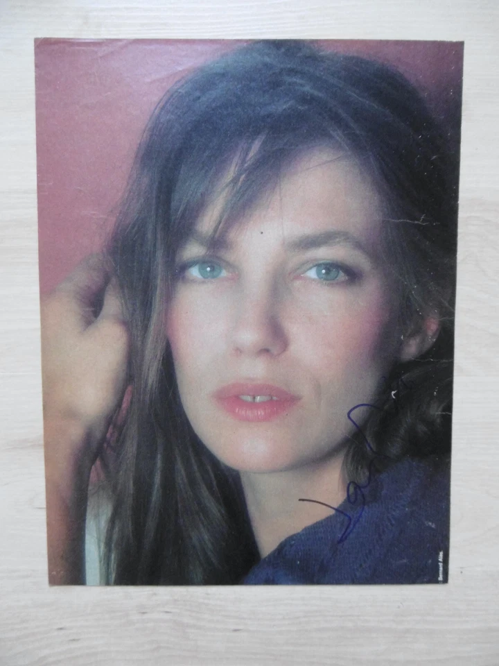 Jane Birkin Autogramm signed A4 Magazinbild - Bild 1 von 1