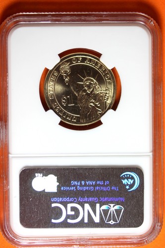 2007 P NGC MS65 John Adams Presidential Dollar #B41700 - Picture 2 of 2