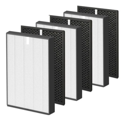 MARKENLOS Filter-Set für Philips Luftreiniger AC2882 AC2887 AC2889 AC3829 FY2422 & FY2420