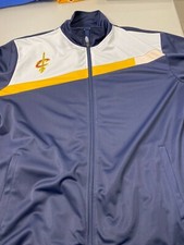 CLEVELAND CAVALIERS MAJESTIC NBA LARGE FULL ZIP SWEATSHIRT JACKET FREE SHIP
