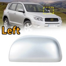 Left Side For Toyota RAV4 RAV 4 2009-13 Silver Rear view Mirror Cap Shell House