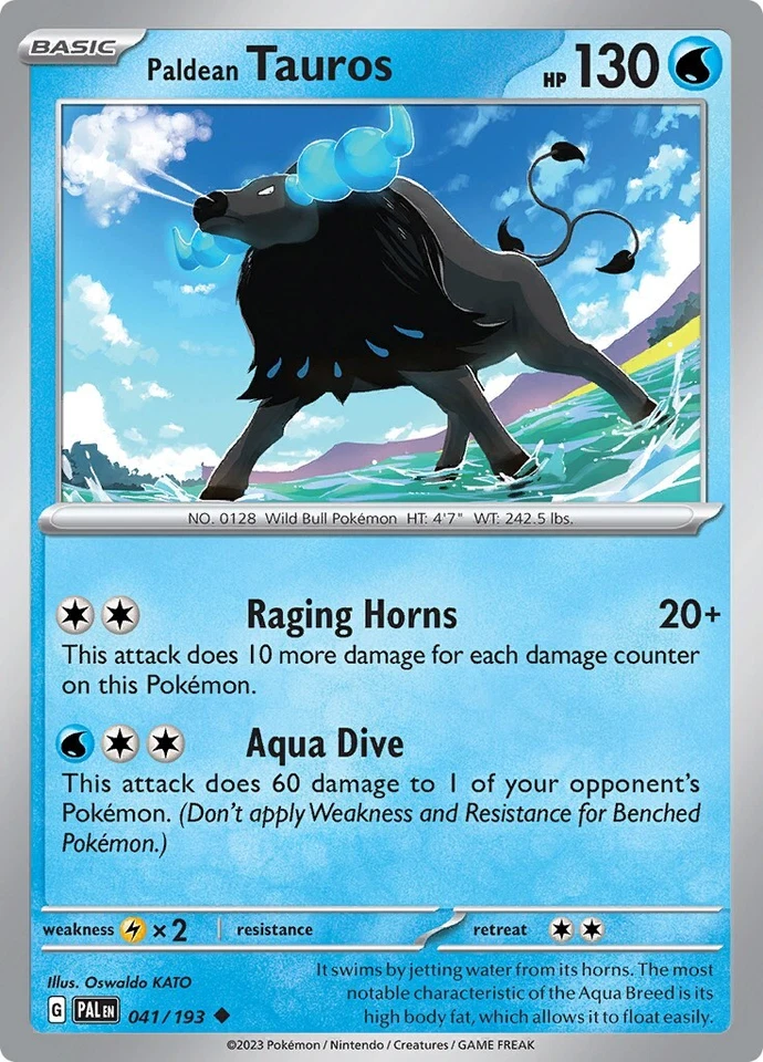 Paldean Tauros 041/193 Sv02: Paldea Evolved