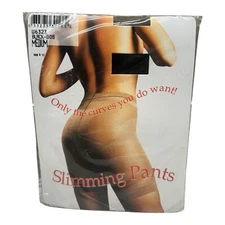 Slimming Pants total support slimming shorts, lifts and shapes Black Medium 