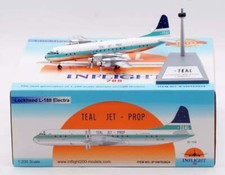 Inflight IF188TE0824 TEAL Lockheed L-188 Electra ZK-TEB Diecast 1/200 Model New