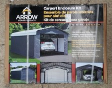 Arrow Fabric Enclosure Kit With Uv Treated Cover For 12 X 20 Feet