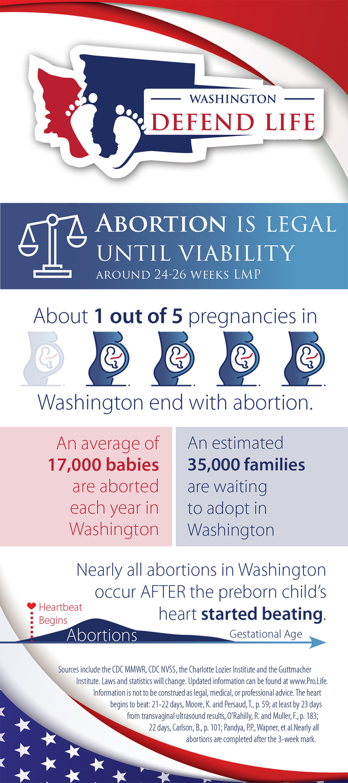 Washington Card Literature (Pack of 50)