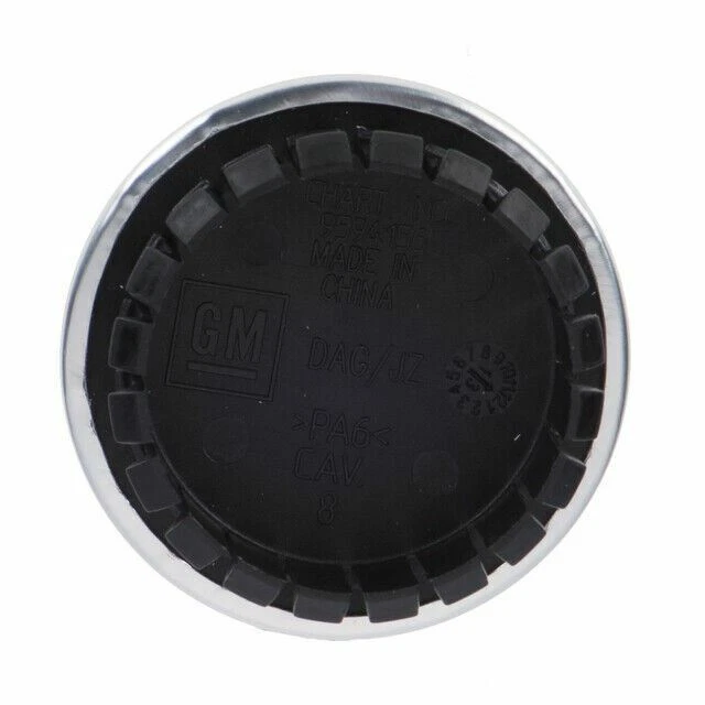 Tapa central cubierta de rueda Chevrolet GM 2006-15 genuina logotipo pajarita plateada 95975-51 Foto 3 de 4