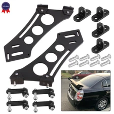 10"Style Spoiler Mount Brackets Universal Car CNC Rear Wing Trunk Stand