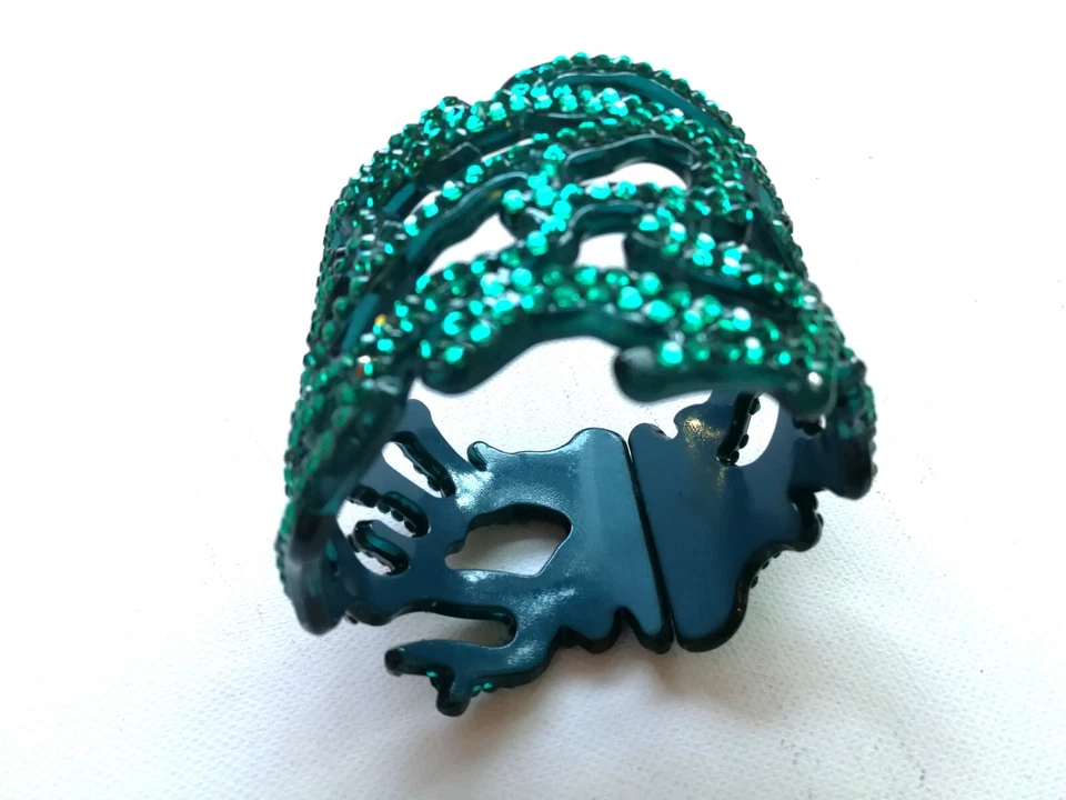 Joyería Mujer Elegante Joya Pulsera de Lujo Accesorios de Moda Rama de Cristal Foto 4 de 4