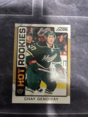 2012-13 Score Gold Rush Hot Rookies 540 Chay Genoway Minnesota Wild