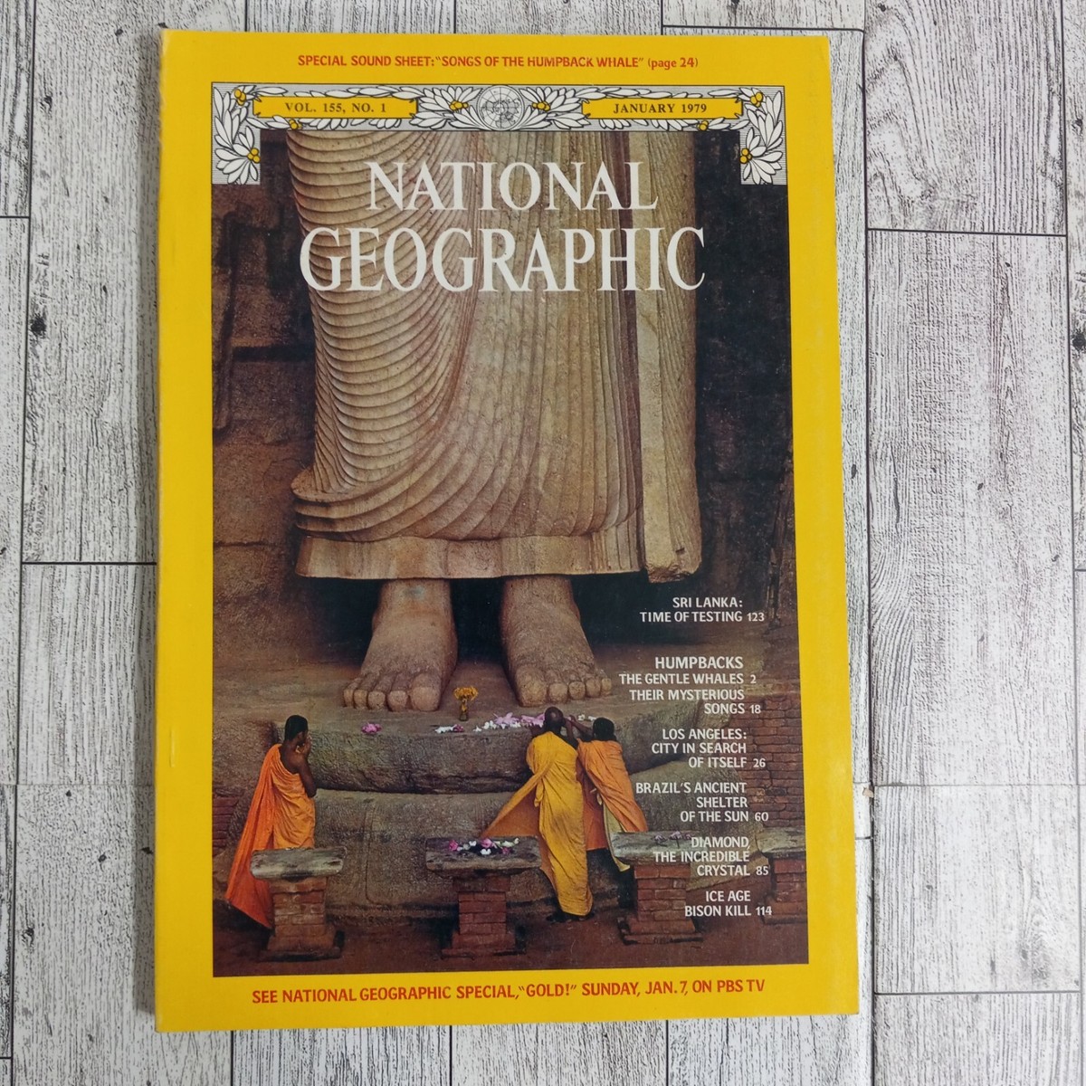 National Geographic, January 1979 Vol. 155 No. 1 Without Record