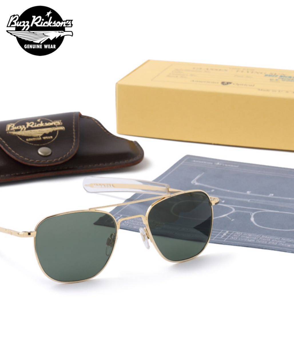 た*し様 AMERICAN OPTICAL × BUZZ RICKSON'S サ BR02753 AMERICAN OPTICAL × BUZZ RICKSON'S GLASSES-FLYING SUN