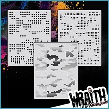 Dot Camo Set 1 - Reusable Airbrush Stencil Template