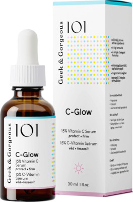 Geek & Gorgeous Serum C-Glow 15% Vitamin C, 30 ml - Strahlende Hautpflege