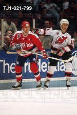 Paul Cavallini & Dave Barr - WAS vs. NJD 1992 - 35mm color slide - TJ1-021-799