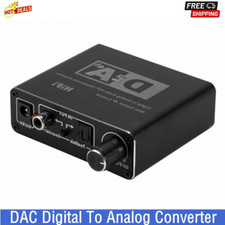HiFi DAC Amp Digital To Analog Audio Converter RCA 3.5mm Headphone Amplifier