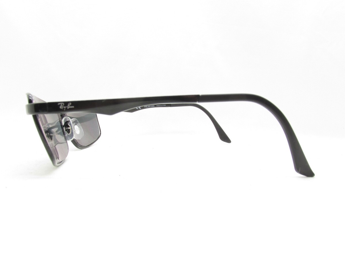 RAY-BAN RB 3498 002/9A 3P SPORTS WRAP BLACK EYEGLASSES