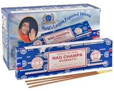 Satya Sai Baba Nag Champa 100 Gram Incense Stick Pack