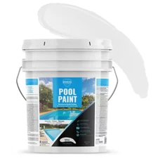 Pool Paint 5 Gal. 3150 White Semi-Gloss Acrylic Exterior Paint