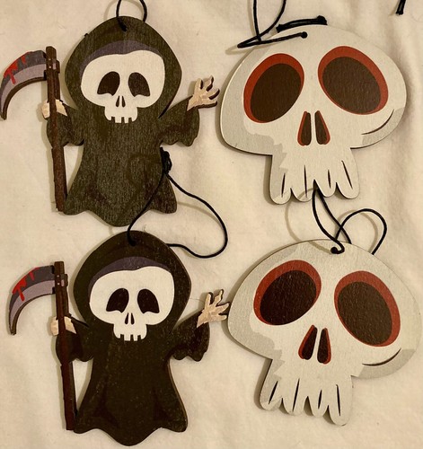 Ornamenti Halloween in legno nuovi set 24 pezzi - Foto 4 di 8