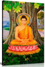 Buddha Painting Canvas Wall Art Picture Print