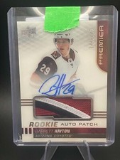 2019-20 UD Premier Barrett Hayton Rookie Card Patch RC /149
