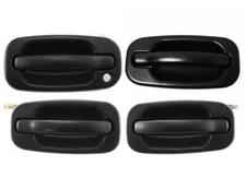 4pcs Outside Door Handles Set Black for 1999-2006 Silverado Tahoe Sierra Yukon