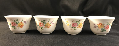 NEW! SET OF 4 ROYAL DOULTON ARCADIA EGG CUPS BROWN BACKSTAMP