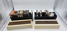 Lot Of 15 Rock Kansas, ELO, Foreigner, Etc - 8 Track Tapes-w/ two 12-tape cases