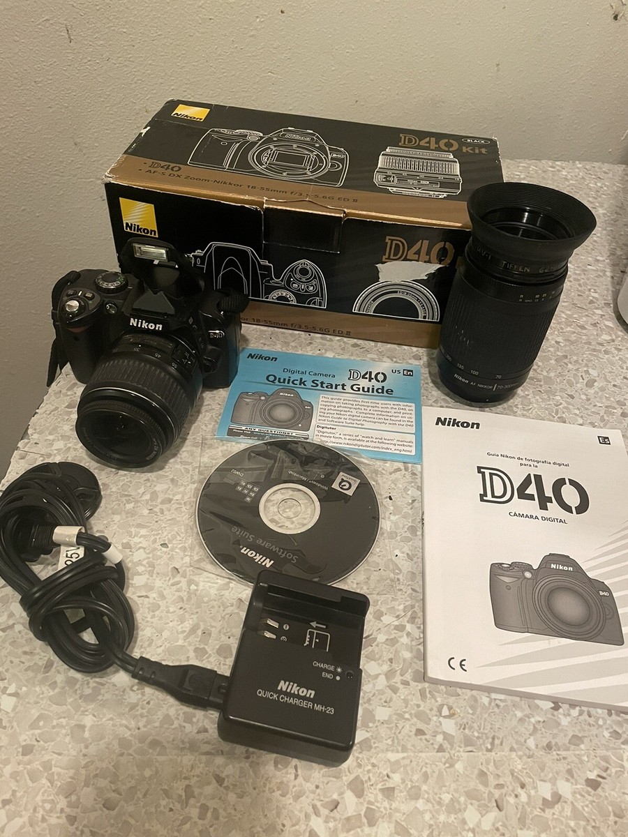 Nikon D40 6.1MP Digital DSLR Camera Kit W/18-55mm f/3.5-5.6G